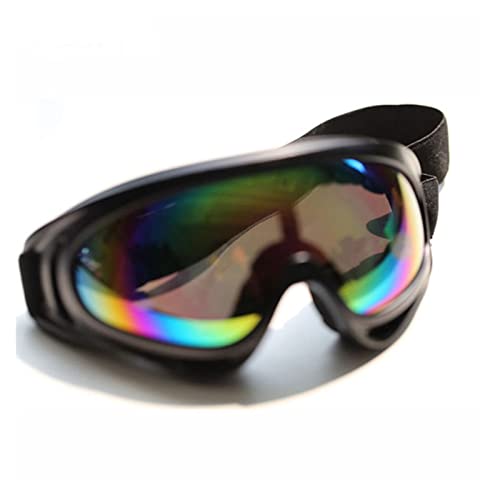 Gafas de esquí X400 negro colorido con protección UV para deporte