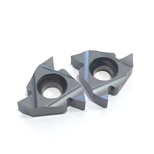 10 piezas insertos de carburo 16IR AG60 para torneado externo miniatura 4