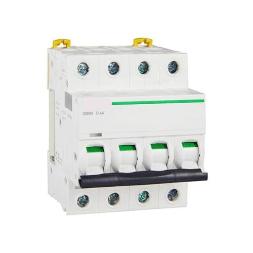 Disjoncteur iC65N 4P C4A 6kA évite les courts-circuits sur vos moteurs
