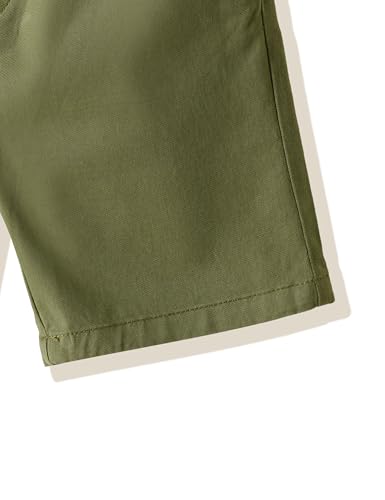 Image of Amazon Brand - Symbol Boy's Cotton Chino /Cargo Shorts | Elasticated Waistband | Age 6-14 Years