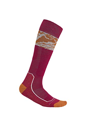Image of Icebreaker Merino Women's Over the Calf Light Cushion Wool Ski Socks for Women