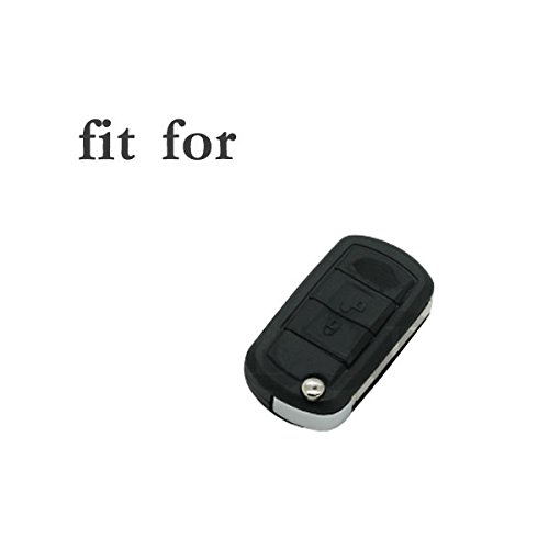 BROVACS Silicone Cover Protector Case Holder Skin Jacket Compatible with LAND ROVER 2 Button Flip Remote Key Fob CV2702 Yellow - Image 3