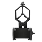 [Diámetro exterior del ocular aplicable]: este soporte para teléfono móvil SOLO funciona con el rango de diámetro exterior del ocular: 25 mm-48 mm / 0,98-1,88 pulgadas. Se adapta a la mayoría de microscop, telescop, binoculares, monoculares y telescop.