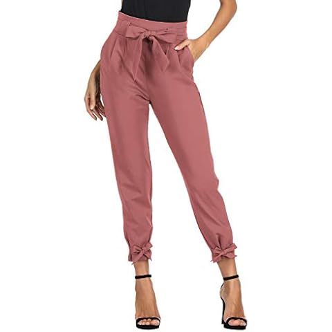 GRACE KARIN High Waisted Chiffon Pants Cover