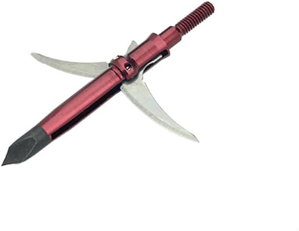 10pcs Outdoor Stainless Steel Striker Arrowheads - Threaded 6.2mm for Carbon Arrows, Archery Impact & Precision