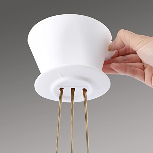 Segarty Pour Over Coffee Dripper, 1 Set White Collapsible Silicone Coffee Dripper With Storage Bag, 2 Reusable Cone Coffee Filter Drip Holder, Single Cup Slow Brewer For Travel, Camping, Backpacking #TOP6