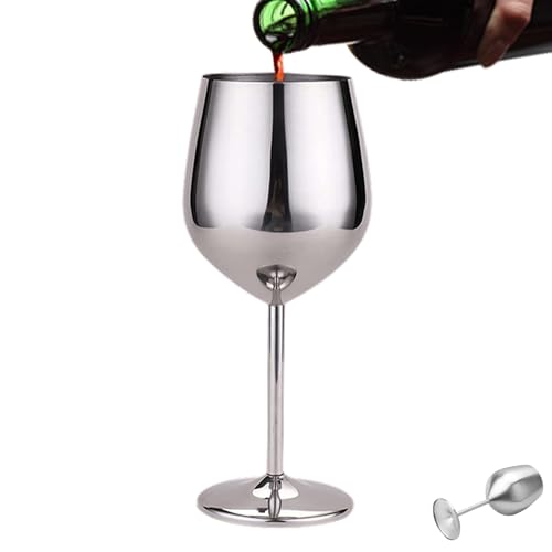 Molteplici usi: vestite di rosso alla moda, queste tazze da vino in metallo sono abbastanza versatili da contenere champagne, succhi, acqua o qualsiasi altra bevanda. Perfetto per riunioni di famiglia, hotel, ristoranti e bar per trasformare qualsiasi evento in un affare elegante.