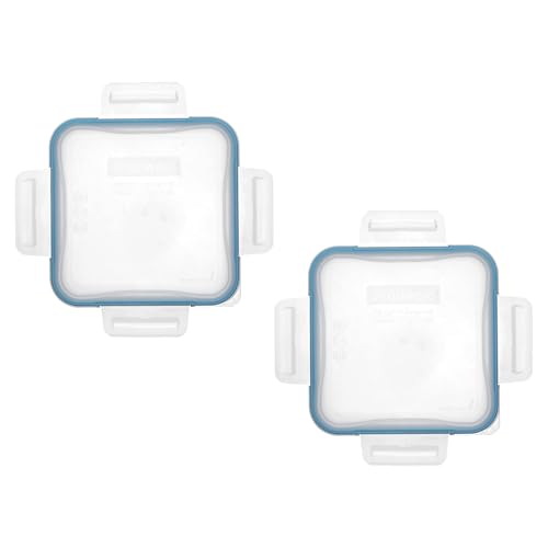 Snapware 8704-PC (4-Cup) Lid w/Blue Spruce Gasket (2-Pack) - Made in USA
