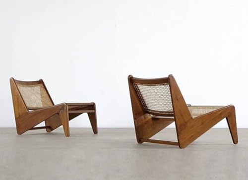 Image of Solid Wooden Lounge Chair - Kangaroo Chair for Living Room, Bedroom, Hotel & Home