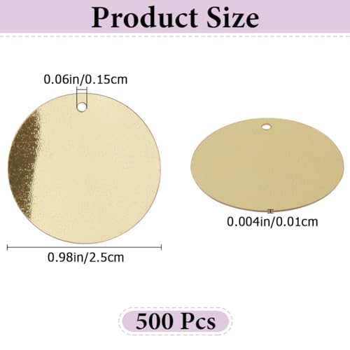 GORGECRAFT 500Pcs Flat Round Sequin Paillettes 25mm Loose Sequins with Hole Spangles Sewing Crafts for Jewelry Making Wedding Bridal Clothing Embroidery Crafts Applique Embellishment Lemon - Image 2