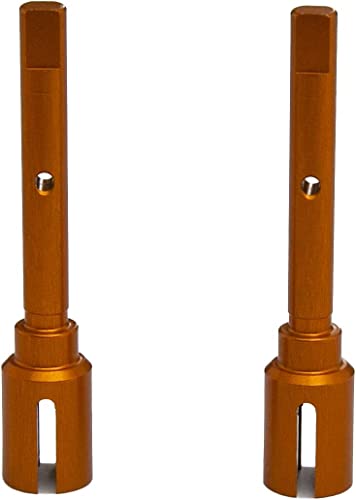 PrecisionGeek 54502 Aluminium Propeller Joint, Orange Anodised Replacement for Tamiya TT-02 TT02B TT02D TT02T