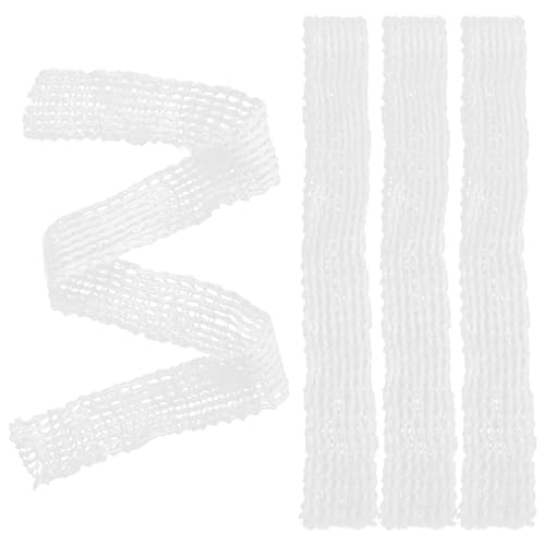 4Pcs Cotton Roasting Net Kitchen Ham Socks Elastic Netting Meat Butcher Twine Net Meat Butcher Twine Net Meat Netting Roll (100CM Length) - Image 3