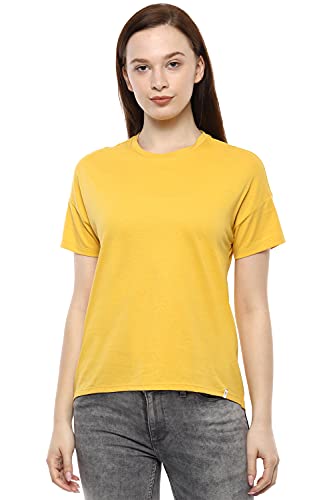 Image of Van Heusen Women's Solid Regular Fit T-Shirt