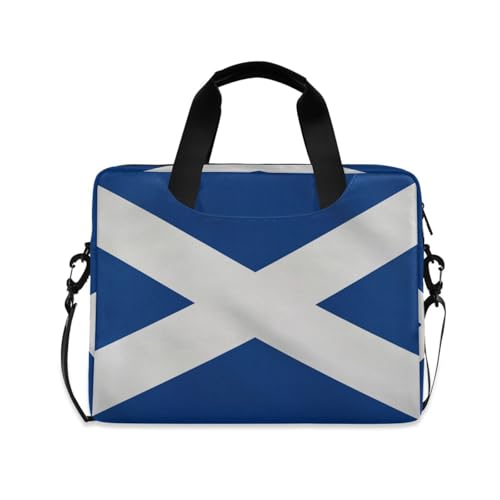 Maletín para portátil azul con bandera de Escocia 15.6" miniatura 1