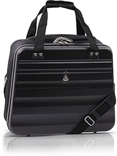 Aerolite Easyjet Maximum Size 45x36x20cm Hand Cabin Luggage Approved Hard Shell Travel Carry On Holdall Shoulder Under Seat Flight Bag with 2 Year Warranty (Black)