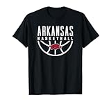 Campus Lab University of Arkansas Razorbacks Basketball T-Shirt, Black, Small