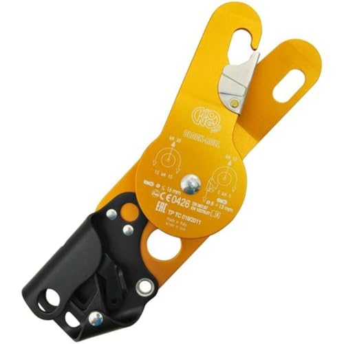 ISC ALU Pulley Small Double Cube - 13 mm Anchor, Adults Unisex, Multicoloured (Multicoloured), One Size