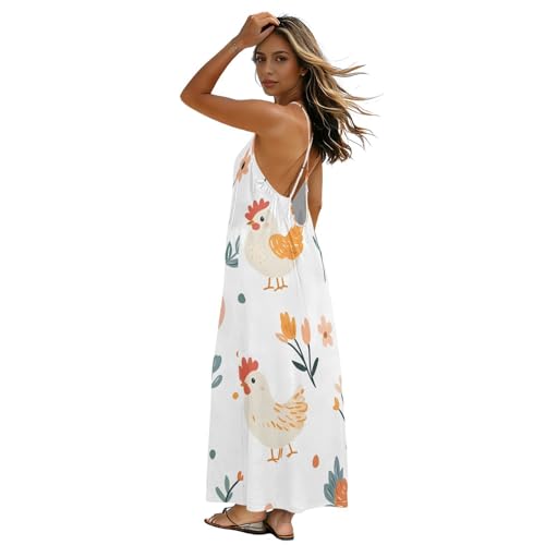 Robe d'été blanche fluide anti-chaleur à bretelles spaghetti编