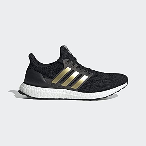 adidas Men's Ultraboost 4.0 DNA, Black/Gold Metallic/White, 7