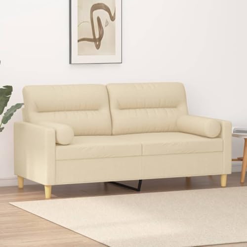 Sofá de 140 cm de ancho con fundas de almohada extraíbles lavables 3