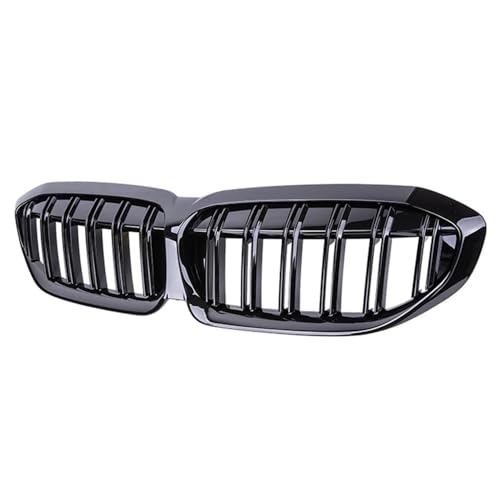 Calandre pour Série 3 G20 G21 2019-2022 à 2 lamelles noires pour modèles 328i 335i 340i