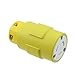 Molex Woodhead/Brad 130145-0066, Super-Safeway Receptacle with Locking Blade, 3 Pole/3 Wire, Non-NEMA, 250V, 2908
