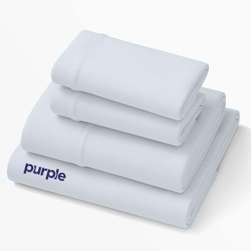 Image of Purple SoftStretch Sheet Set, King /Calking, Rayon Blend from Bamboo Viscose