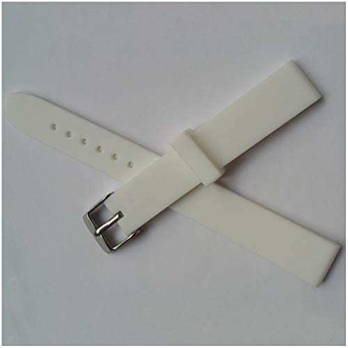 Preisvergleich Produktbild Ersatz-Watch Armband, Silikon Gummi Uhrenarmband, 14mm Schnallengürtel, Uhrenzubehör, Universal C - 14mm