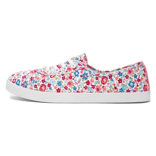 Lilley Pippa Womens Multi Floral Canvas Shoe - Size 7 UK - Multicolour