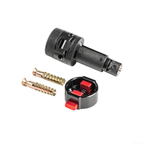 Portabiciclette da parete verticale progettato per risparmiare spazio mantenendo la bici al sicuro all'interno (mountain bike rosso)