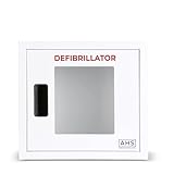 AMERICAN HOSPITAL SUPPLY AED Steel Cabinet, Wall Mount, Alarmed Automated External Defibrillator Storage Cabinet - Large, fits Zoll and Cardiac Science AEDs