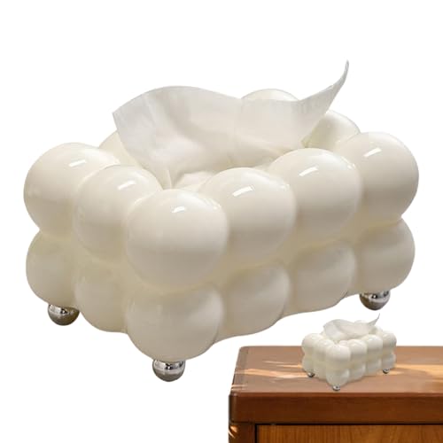 Caja de pañuelos de , caja de pañuelos cosméticos, cubierta de caja de pañuelos de alta calidad, organizador y dispensador de papel facial, dispensador de servilletas creativo y divertido para