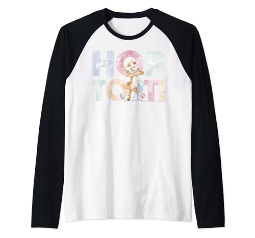 T-shirt Tigger Disney Winnie l'Ourson style raglan de Pâques