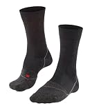 FALKE Unisex Fahrradsocken BC Warm Comfort U So Wolle Funktionsmaterial antiblasen 1 Paar, Schwarz Black 3000, 42-43