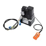 620W Elektrische Hydraulikpumpe, 7Mpa -70Mpa Elektrohydraulikpumpe aus Stahl und Kupferdraht mit Einphasiger Asynchronmotor und Druck messgerät 1600 U/min für Schneiden, Montage und Demontage