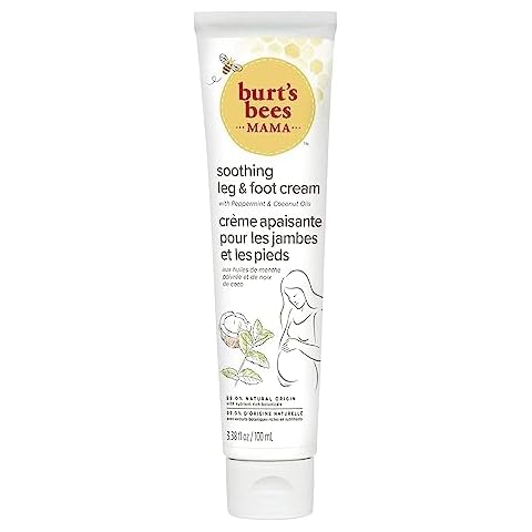 Burt's Bees Mama Soothing Leg & Foot Cream with Coconut and Peppermint Cover
