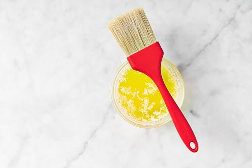 Image of King Arthur Baking Company Professional Pastry Brush, Natural Boar Bristles, 2-Inch, For Butter, Egg Wash, Glaze And Baking Prep (Pack of 2)