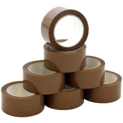 Diamond Packaging - 72 Rollen 48 mm x 66 m Buff Paketklebeband bietet eine starke, sichere und klebrige Versiegelung.