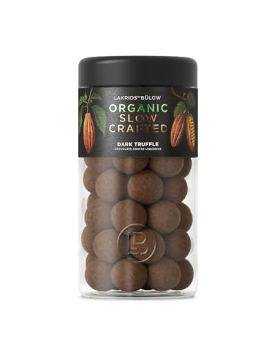 LAKRIDS BY BÜLOW - Dark Truffle - 265g - Slow Crafted Bio-Lakritze umhüllt von Schokolade