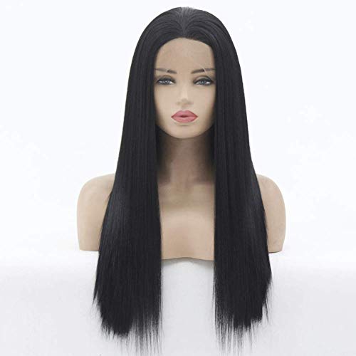 Preisvergleich Produktbild LinkLvoe Vordere SpitzeperüCke,Damen PerüCke, Lange Glatte Haare Gradienten Schmutzig PerüCke PerüCke FüR Rollenspiel Alltagskleid