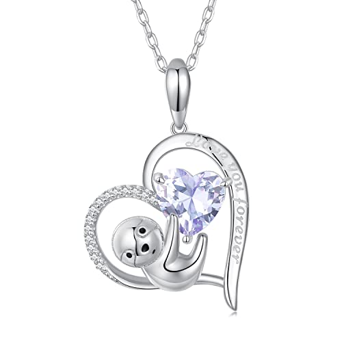 Collar de perezoso de cobre el regalo perfecto de cumpleaños para mujer