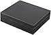 WANGXIAOYUE Caja de cigarros Humidores de cigarros, Cedar Madera Alineada Cigar Humidificador Humidificador Caja de Estuche Caja de cigarro Caja de Almacenamiento Caja de Tabaco (Color : Black)