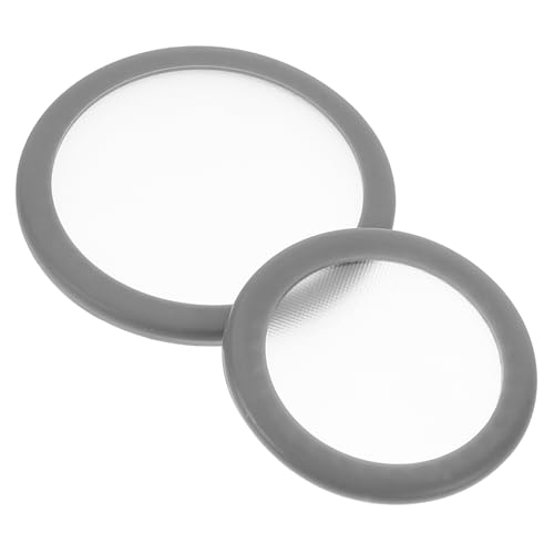 FRCOLOR Replacement Earpieces Kit Diaphragm Spare Parts Replacement Set for Adults Boys and Girls Grey 2pcs