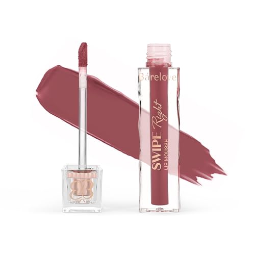 Image of BARELOVE Swipe Right Non-Transfer Matte Liquid Lipstick | Up to 12-Hour Long-Lasting | 6 ml | Quick-Dry, Lightweight, One-Swipe High Pigmentation | Transfer Proof Lip Colour for Women - Glow Blush