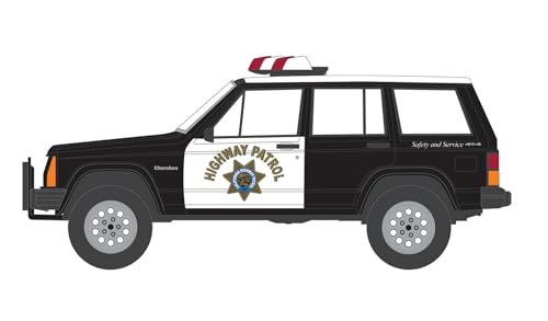 1993 Cherokee California Highway Patrol modelo escala 1:64 miniatura 2