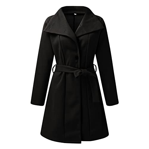 Manteau polaire femme chaud et confortable veste mi-longue imprimé léopard noir taille S