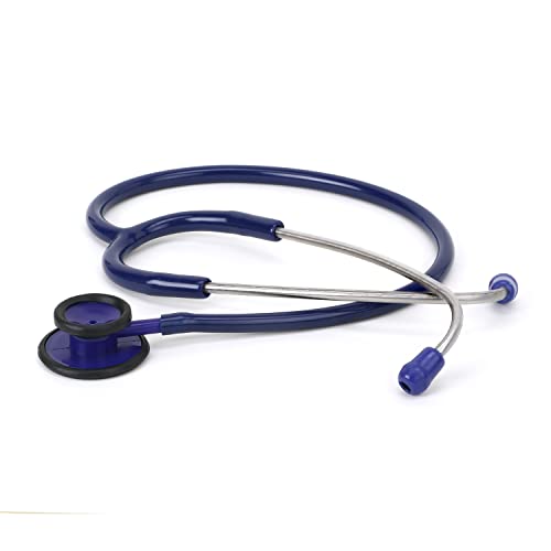 Image of RCSP Stethoscope for Kids Playing Toys Doctor Blue Plastic Body Clear Sound Light Weight Chest Piece Compact & Classic Look
