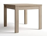 Genérico Mesa de Comedor Extensible Libro de 90cm x 90cm - (ext 180cm) - (Cambrian Sable)