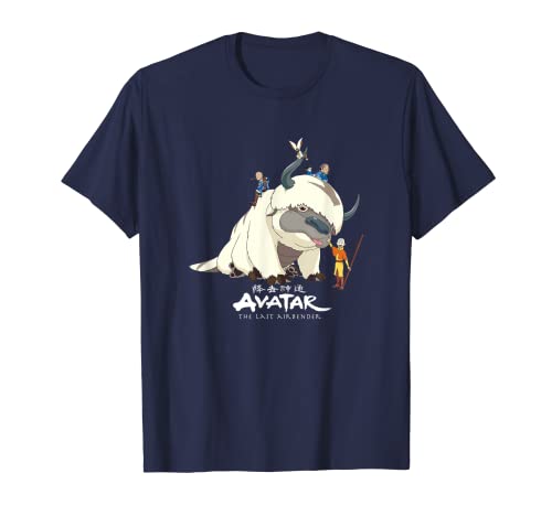Avatar: The Last Airbender Appa Group Shot Logo Camiseta