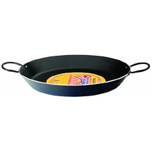IBILI – Paellera nero – 34 cm – Aluminio – Antiadherente – 6 raciones